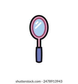 mirror icon vector design template elegant style