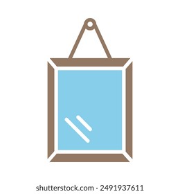 Mirror icon vector design templates simple and modern