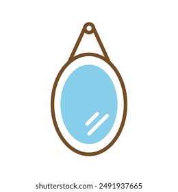 Mirror icon vector design templates simple and modern