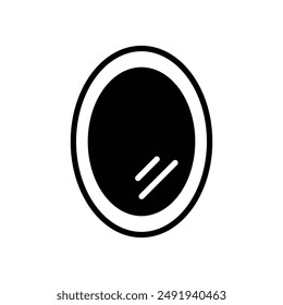Mirror icon vector design templates simple and modern