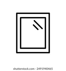 Mirror icon vector design templates simple and modern