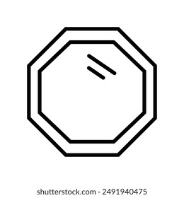 Mirror icon vector design templates simple and modern