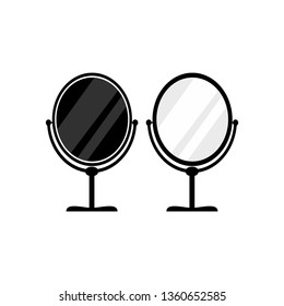 Mirror icon. Vector illustration