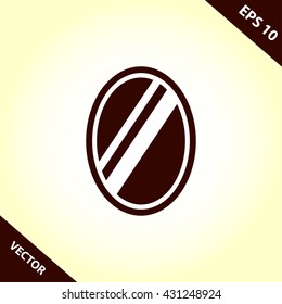 mirror icon. mirror vector illustration
