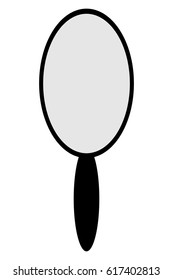 Mirror icon vector illustration