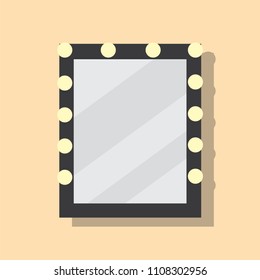 Mirror icon, vector illustration design. Barbershop objects collection.