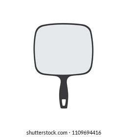 Mirror icon, vector illustration design. Barbershop objects collection.