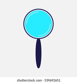 mirror, icon, vector illustration EPS 10