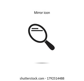 Mirror icon vector illustration graphic on background