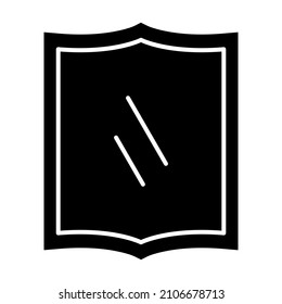 Icono de reflejo de la imagen vectorial. También se puede usar para aplicaciones web, aplicaciones móviles y medios impresos.