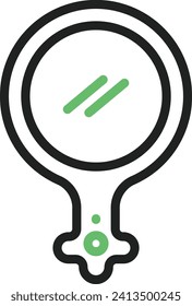 Mirror icon vector image. Suitable for mobile application web application and print media.