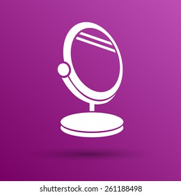 mirror icon vector isolated view sign symbol  2.