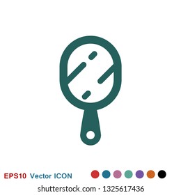 Mirror Icon vector logo, illustration, vector sign symbol for design
