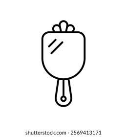 Mirror icon Vector logo outline