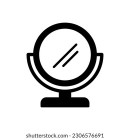 Mirror-Icon-Vektorgrafik auf trendigem Design