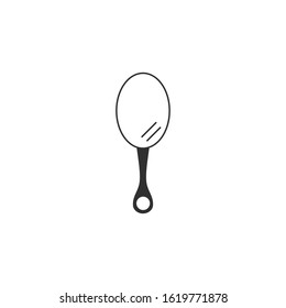 mirror Icon vector sign isolated for graphic and web design. mirror symbol template color editable on white background.
