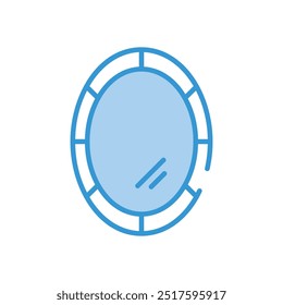 Icono de espejo Vector ilustración de stock