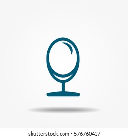 Mirror icon, vector symbol