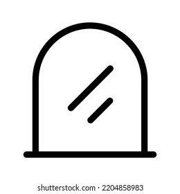 Mirror Icon Vector Symbol Design Illustration