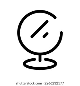 Ilustración de diseño del símbolo del vector de reflejo