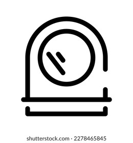 Ilustración de diseño del símbolo del vector de reflejo