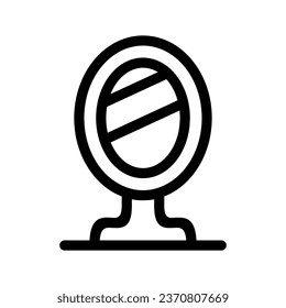 Ilustración de diseño del símbolo del vector de reflejo