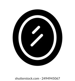 Mirror Icon Vector Symbol Design Illustration