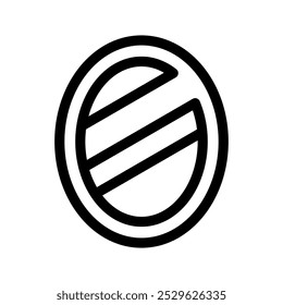 Mirror Icon Vector Symbol Design Illustration