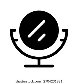 Symbol spiegeln, Vektorsymbol-Entwurfsgrafik