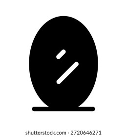 Ilustración de diseño de símbolo de Vector de icono de espejo
