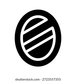 Symbol spiegeln, Vektorsymbol-Entwurfsgrafik