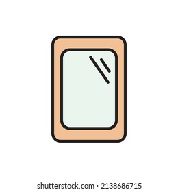 mirror icon for website graphic resource, presentation, symbol