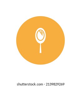 icono de espejo para el recurso gráfico del sitio web, presentación, símbolo