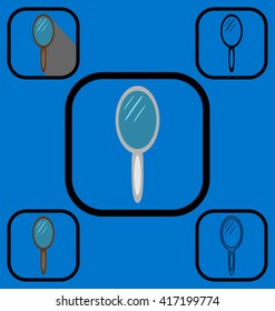 Mirror icons set 2