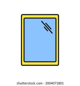 mirror icons symbol vector elements for infographic web