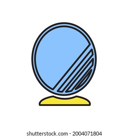 mirror icons symbol vector elements for infographic web