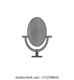 Mirror icon,vector illustration flat design