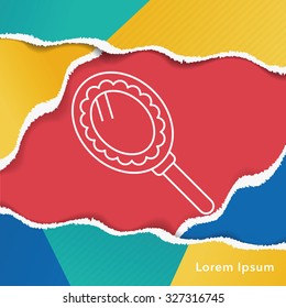 mirror line icon