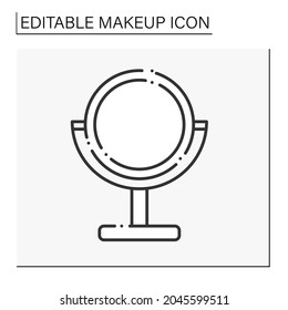 Mirror line icon 