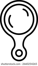 Mirror Line Icon Vector Design