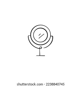 Mirror Line Style Icon Design