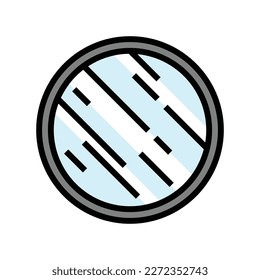 mirror living room color icon vector. mirror living room sign. isolated symbol illustration