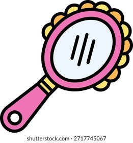 Espejo Nuevo Vector de diseño de iconos creativos