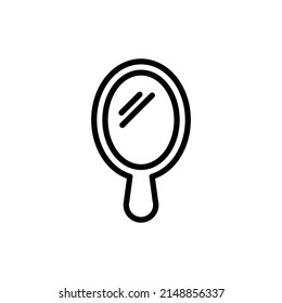 mirror new icon vector simple