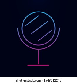 Mirror nolan icon. Simple thin line, outline vector of bathroom icons for ui and ux, website or mobile application