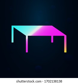 Mirror nolan icon. Simple thin line, outline vector of furniture icons for ui and ux, website or mobile application