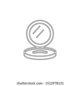 mirror outline icon. Element of spa for mobile concept and web apps icon. Outline, thin line icon for website design and development, app development