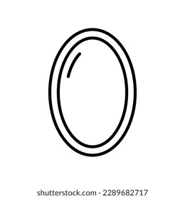 mirror outline vector icon mirror stock vector icon for web, mobile app and ui design
