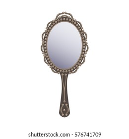 Mirror in retro style.
