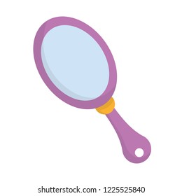 mirror salon isolated icon